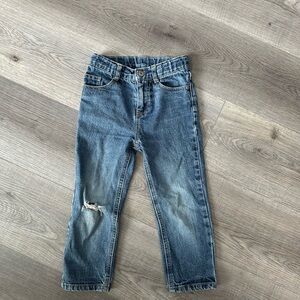 3/27$ CALVIN KLEIN toddler Distressed Denim Jeans Size 3